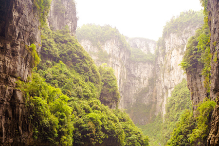 Sanqiao scenic spot, wulong tiankeng, sichuan province, Chinaの写真素材