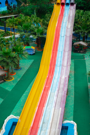 Water park slidesのeditorial素材
