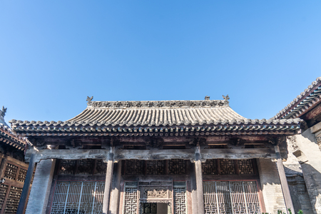 The architectural complex of the luxurious residence in ancient Chinaのeditorial素材