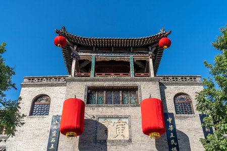 The architectural complex of the luxurious residence in ancient China