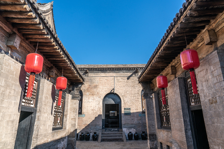 An ancient Chinese residence houseのeditorial素材