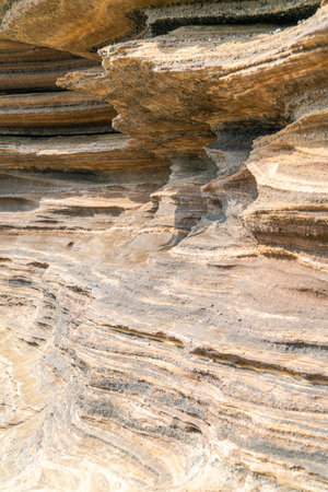 The basalt on the coast