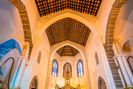 The interior of the Catholic Churchのeditorial素材