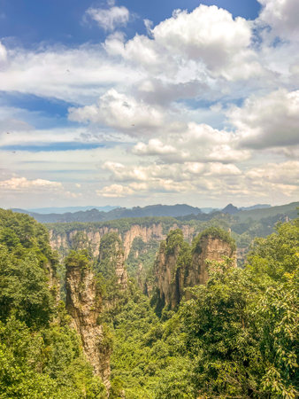 Scenery of Zhangjiajie Scenic area, Hunan Province, Chinaの写真素材