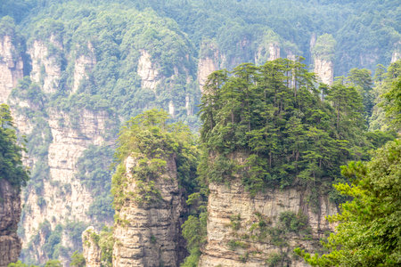 Scenery of Zhangjiajie Scenic area, Hunan Province, Chinaの写真素材
