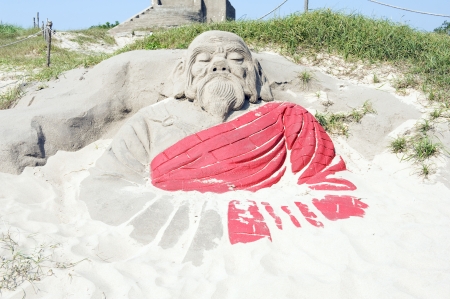Sand Sculptureの写真素材