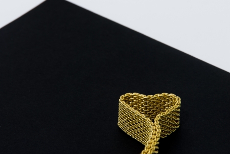 oro detail on a white background , heartの写真素材