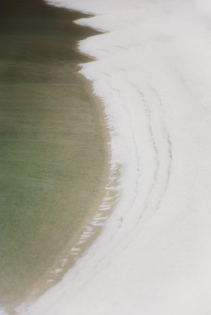 Sand and rocks on a beach in Galicia , Atlantic Ocean, Spainの写真素材