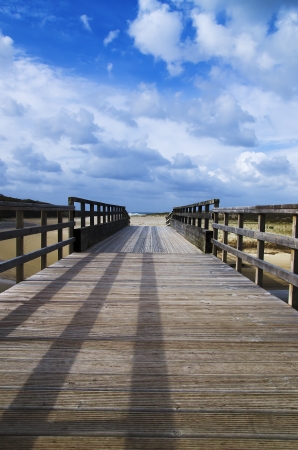beach landscape in a cloudy day from the viewpointの写真素材