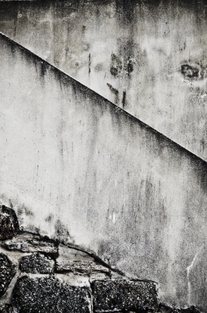 facade with different textures on the outside of the buildingの写真素材