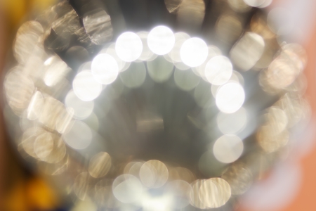 Blurred bright background light of different colorsの写真素材