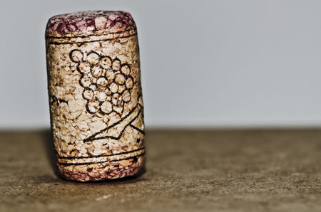Various used wine corksのeditorial素材