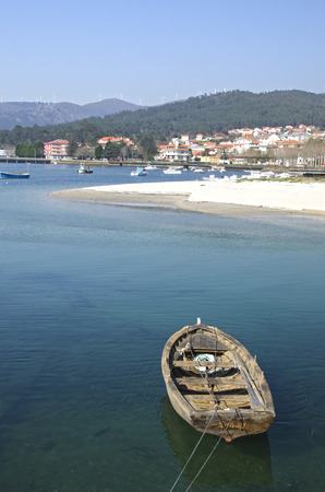 beautifull village on the coast of Galicia , spainの写真素材