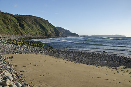 Coastal landscape in northern Spainの写真素材