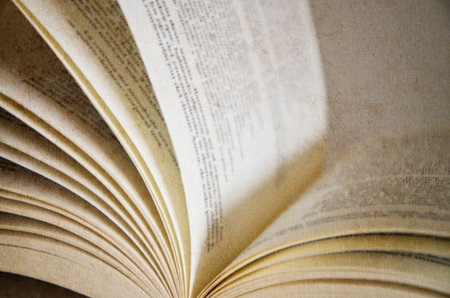 old book with aged effect texture
