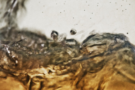 Water and air bubbles with vintage  texture.の写真素材