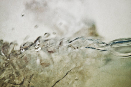 Water and air bubbles with vintage  texture.の写真素材