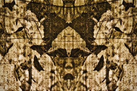 abstract background consisting of two halves of the same image