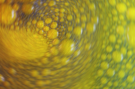 Abstract shapes of oil and paint mixtureの写真素材