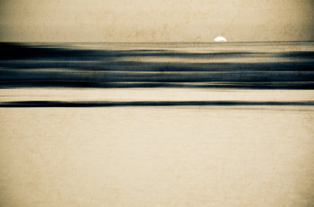 Abstract sunset on the coast.の写真素材