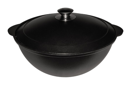 Traditional dishes of Central Asian nations - the cauldron ( kazan )の写真素材