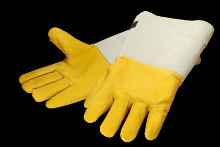 Special gloves for working in conditions of low temperaturesの写真素材