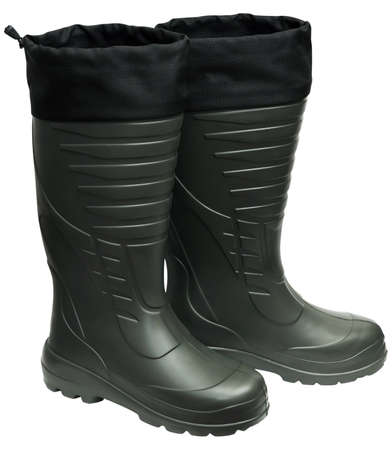 Boots EVA ( Ethylene-vinyl acetate ) - great shoes for outdoor activities in extreme weather conditionsの写真素材
