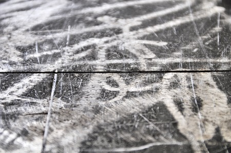 Scratched metal backgroundの写真素材