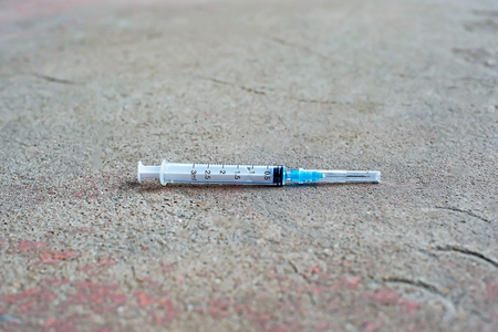 1st December, World Aids Day concept with shiny red ribbon awareness. Health and medicineの写真素材