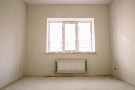 Beautiful Abstract Building Process of Skyscraper Seamless. Looped 3d Animation of Growing Construction Progress Modern Building with Concreteの写真素材