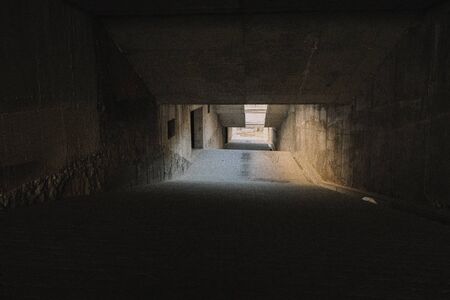 Beautiful Abstract Building Process of Skyscraper Seamless. Looped 3d Animation of Growing Construction Progress Modern Building with Concreteの写真素材