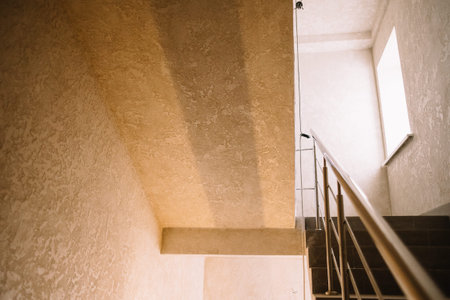 Beautiful Abstract Building Process of Skyscraper Seamless. Looped 3d Animation of Growing Construction Progress Modern Building with Concrete, Steel and Glass.の写真素材