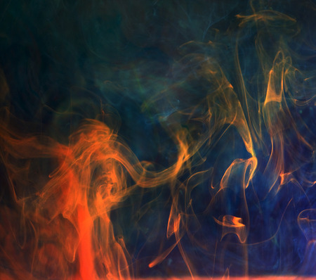 Inks in water, color abstractionの写真素材