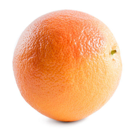 Grapefruit (citrus fruit) isolated on white backgroundの写真素材