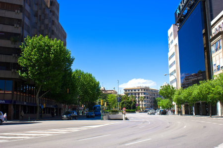  Palma de Mallorca. New town. Spainのeditorial素材