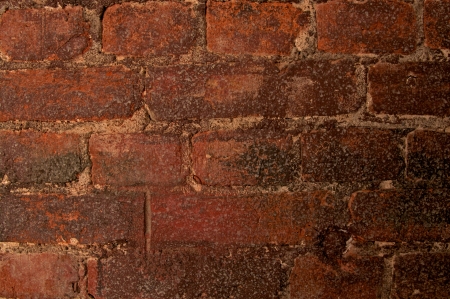 Background of Aged Red Brick closeupの写真素材