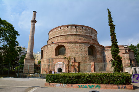 THESSALONIKI, GREECE - MAY 25, 2017: The Rotunda of Galerius, now the Greek Orthodox Church of Agios Georgios, Thessaloniki. Macedonia, Greece.のeditorial素材