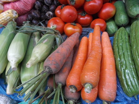 Closeup of vegetableの写真素材