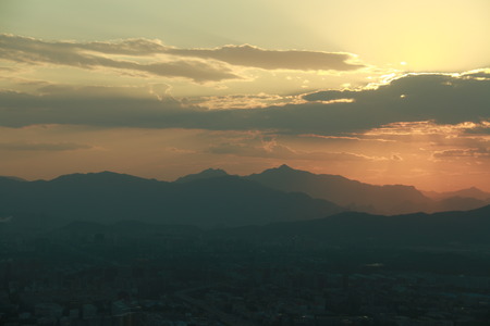 Clouds in the skyの写真素材