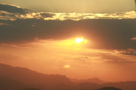 Clouds in the skyの写真素材