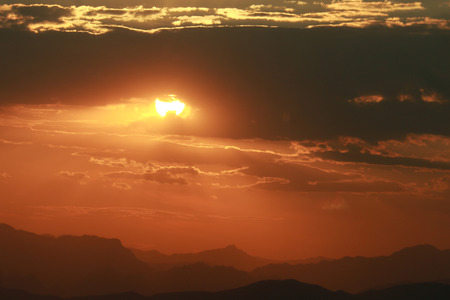 Clouds in the skyの写真素材