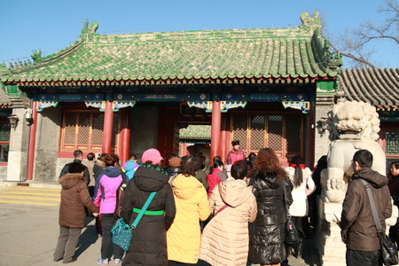 People standing in front of buildingのeditorial素材