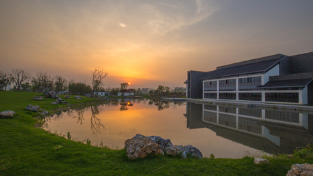 Huzhou book gallery sceneryのeditorial素材