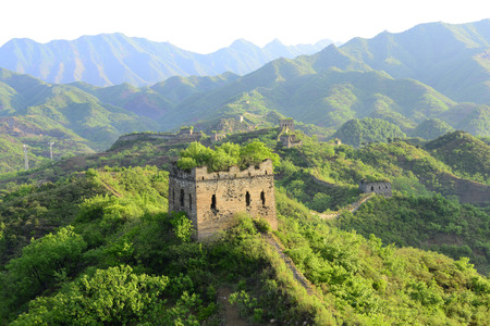 The Great Wall is China is to build the longest in the world and the largest volume of an ancient defense engineering It is enormous, engineering arduous, known as the ancient human in architectural history a wonders の写真素材