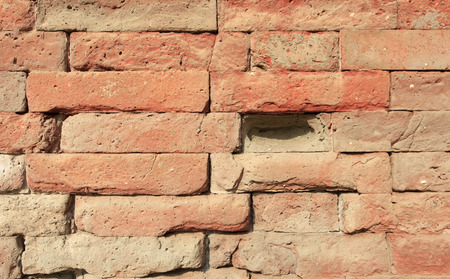Old brick wallの写真素材