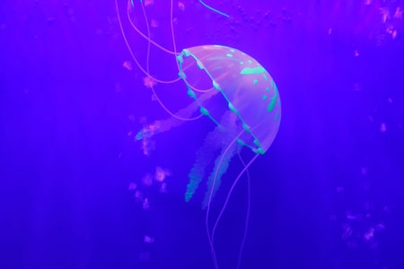 Jellyfish is a kind of Marine life, very beautifulの写真素材