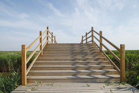 Wooden bridgeの写真素材