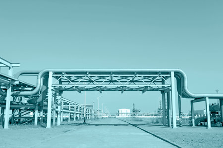 Oil field sceneのeditorial素材