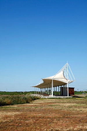 The golf course landscapeのeditorial素材