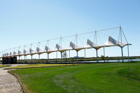 The golf course landscapeのeditorial素材